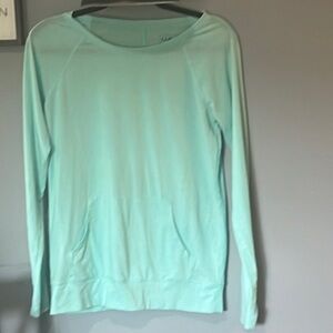 L.l. Bean Teal Long Sleeve Tee With Thumbholes Size XS